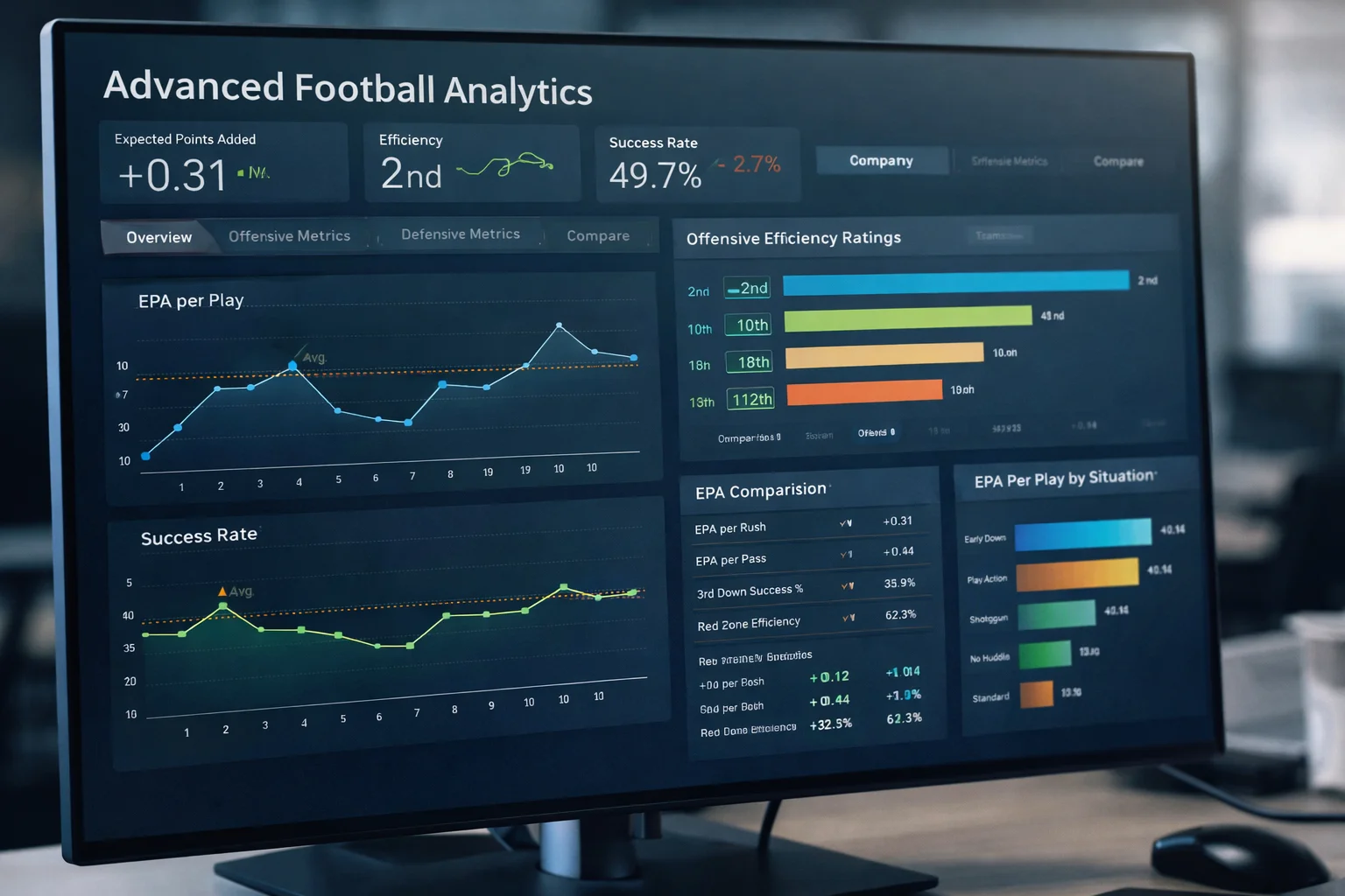 Métricas Avanzadas para Handicapping en NCAA Football